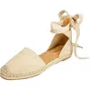 Comfortview The Shayla Flat Espadrille In Neutral