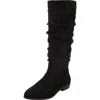 Comfortview The Shelly Tall Wide Calf Boot In Black