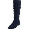 Comfortview The Shelly Tall Wide Calf Boot In Blue