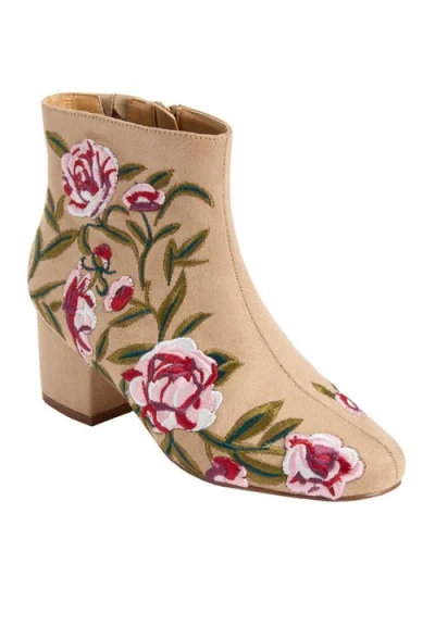 Comfortview The Sidney Bootie In Brown