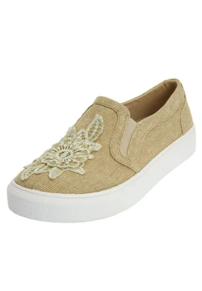 Comfortview The Skyla Slip On Sneaker In Brown