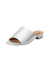 Comfortview The Sola Slip On Mule In Silver
