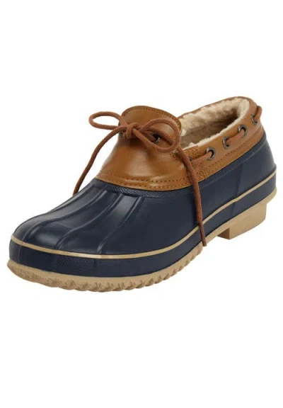 Comfortview The Storm Waterproof Rubber Slip-on In Blue