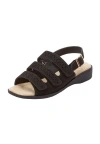 Comfortview The Sutton Sandal In Black
