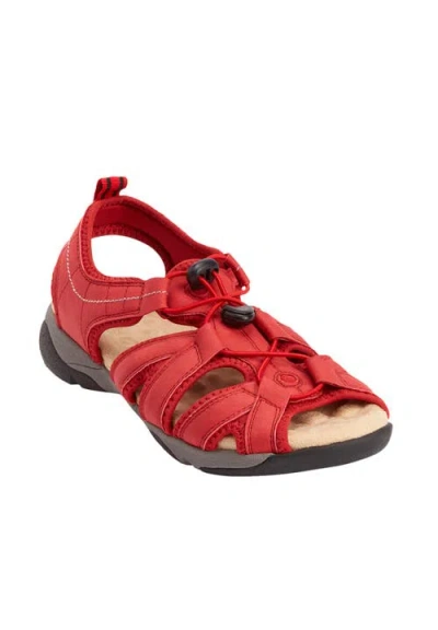 Comfortview The Trek Sandal In Red