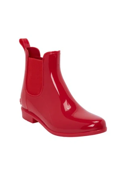 Comfortview The Uma Rain Boot In Red