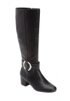 Comfortview The Vale Tall Wide Calf Boot In Black