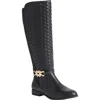 Comfortview The Viona Tall Wide Calf Boot In Black