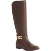 Comfortview The Viona Tall Wide Calf Boot In Brown