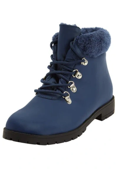 Comfortview The Vylon Hiker Bootie In Blue