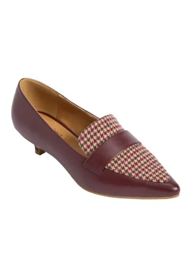 Comfortview The Willow Pump In Burgundy