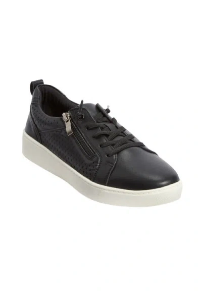 Comfortview The Wren Slip On Sneaker In Black