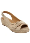 Comfortview The Zanea Espadrille In Brown