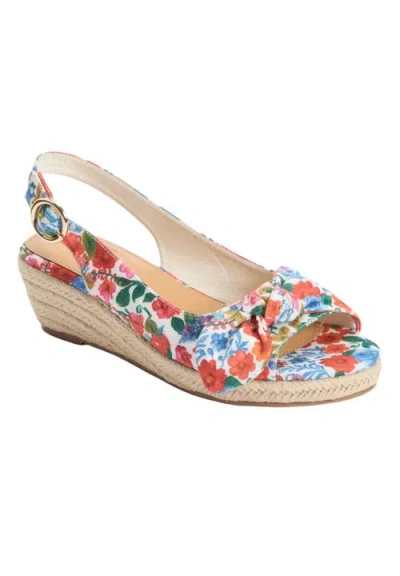 Comfortview The Zanea Espadrille In Multi