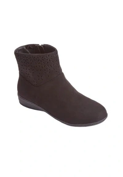 Comfortview The Zenni Bootie In Brown