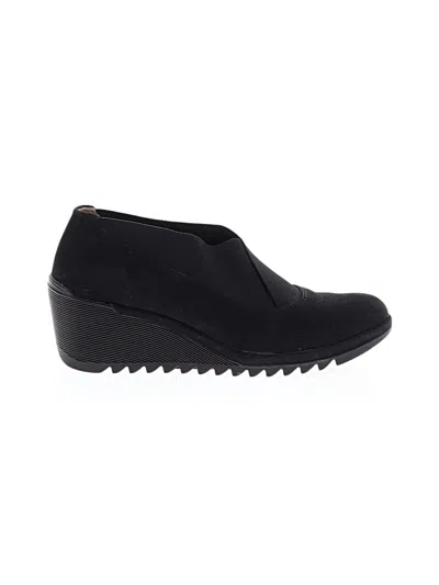 Pre-owned Comfortview Wedges In Black