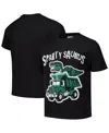 Comfortwash Big Boys And Girls Black Michigan State Spartans Dino Truck T-shirt In Black