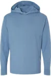 Comfortwash By Hanes Garment-dyed Jersey Hooded Long Sleeve T-shirt In Multi