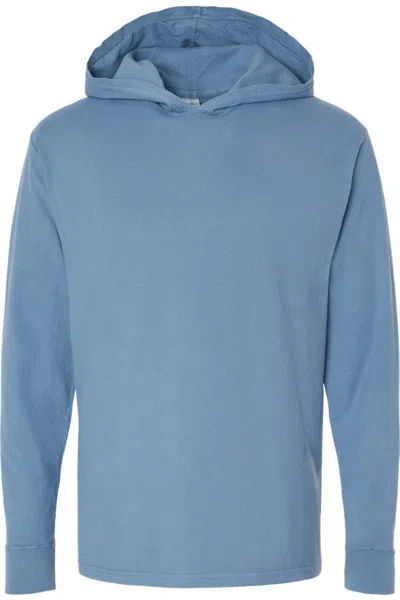 Comfortwash By Hanes Garment-dyed Jersey Hooded Long Sleeve T-shirt In Multi