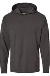 Comfortwash By Hanes Garment-dyed Jersey Hooded Long Sleeve T-shirt In Multi