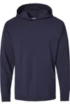 Comfortwash By Hanes Garment-dyed Jersey Hooded Long Sleeve T-shirt In Multi