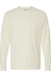 Comfortwash By Hanes Garment-dyed Long Sleeve T-shirt In Beige