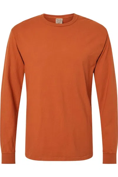 Comfortwash By Hanes Garment-dyed Long Sleeve T-shirt In Multi