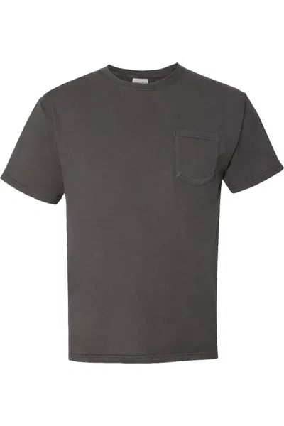 Comfortwash By Hanes Garment-dyed Pocket T-shirt In Gray