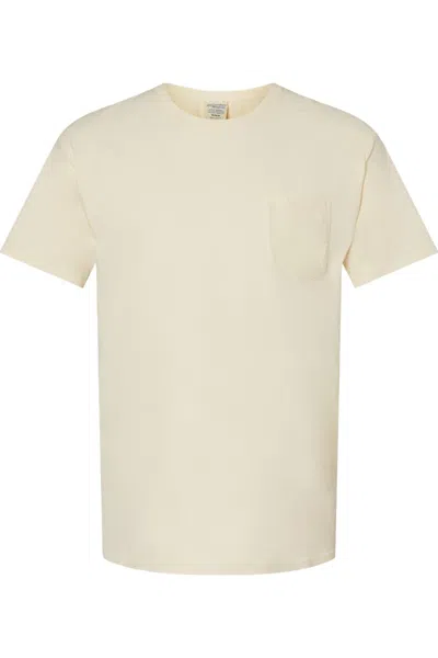 Comfortwash By Hanes Garment-dyed Pocket T-shirt In Beige
