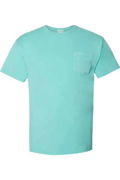 Comfortwash By Hanes Garment-dyed Pocket T-shirt In Green