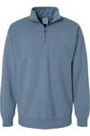 Comfortwash By Hanes Garment-dyed Quarter-zip Sweatshirt In Multi