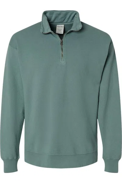 Comfortwash By Hanes Garment-dyed Quarter-zip Sweatshirt In Multi