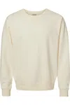 Comfortwash By Hanes Garment-dyed Unisex Crewneck Sweatshirt In Beige