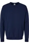 Comfortwash By Hanes Garment-dyed Unisex Crewneck Sweatshirt In Blue
