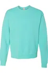 Comfortwash By Hanes Garment-dyed Unisex Crewneck Sweatshirt In Green