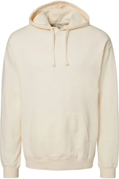 Comfortwash By Hanes Garment-dyed Unisex Hooded Sweatshirt In Beige