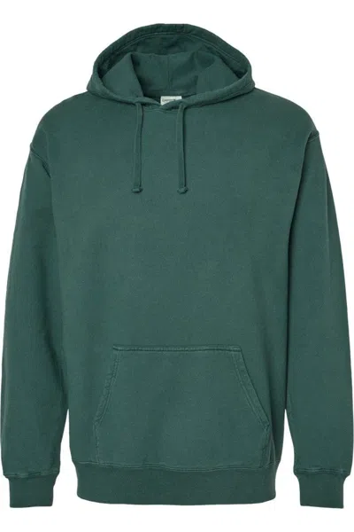 Comfortwash By Hanes Garment-dyed Unisex Hooded Sweatshirt In Green
