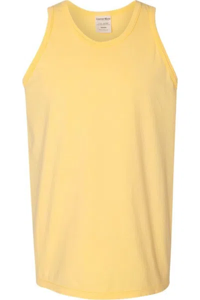 Comfortwash By Hanes Garment-dyed Unisex Tank Top In Yellow