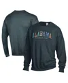 Comfortwash Men's And Women's Gray Alabama Crimson Tide Oversized Pullover Sweatshirt In Gray