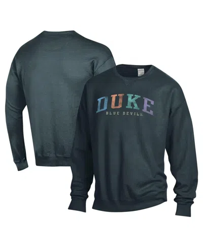 Comfortwash Men's And Women's Gray Duke Blue Devils Oversized Pullover Sweatshirt