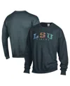 Comfortwash Men's And Women's Gray Lsu Tigers Oversized Pullover Sweatshirt In Gray
