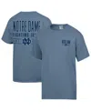 Comfortwash Men's Blue Notre Dame Fighting Irish Big Name T-shirt In Blue