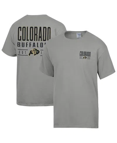 Comfortwash Men's Colorado Buffaloes Big Name Distressed Relaxed-fit T-shirt In Multi