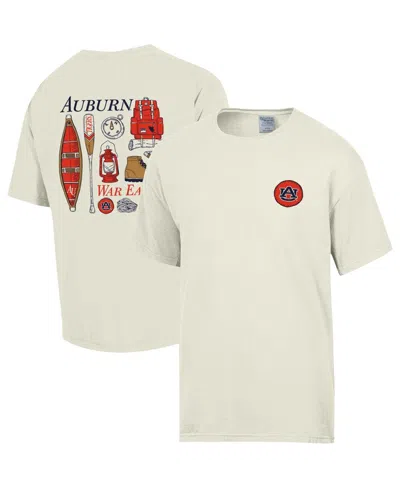 Comfortwash Men's  Cream Auburn Tigers Camping Trip T-shirt