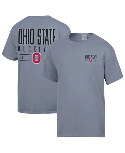 Comfortwash Men's Gray Ohio State Buckeyes Big Name T-shirt