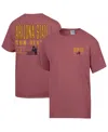 Comfortwash Men's Maroon Arizona State Sun Devils Big Name T-shirt In Burgundy