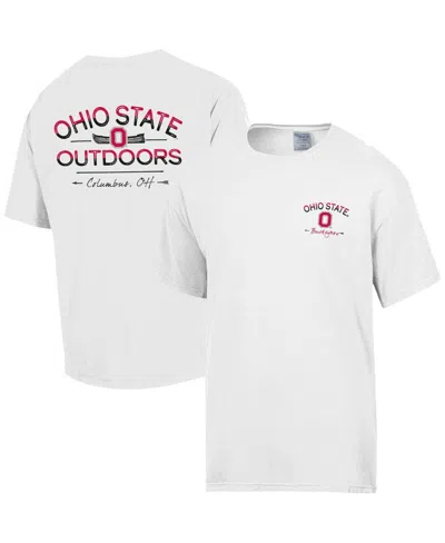 Comfortwash Men's White Ohio State Buckeyes Great Outdoors T-shirt