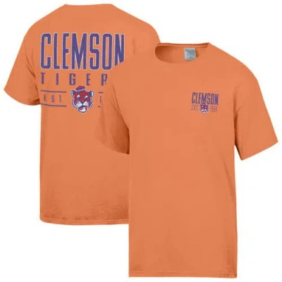 Comfortwash Orange Clemson Tigers Big Name T-shirt