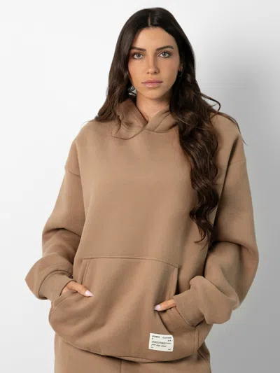 Comfrt Affirmation Hoodie In Brown