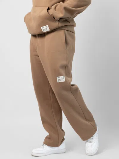Comfrt Affirmation Straight Leg Sweatpants In Brown